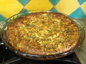 Not Bush's Favorite Broccoli Pie